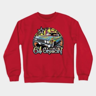 Crusin Down The Street In My 64 | 64 Crusin Crewneck Sweatshirt